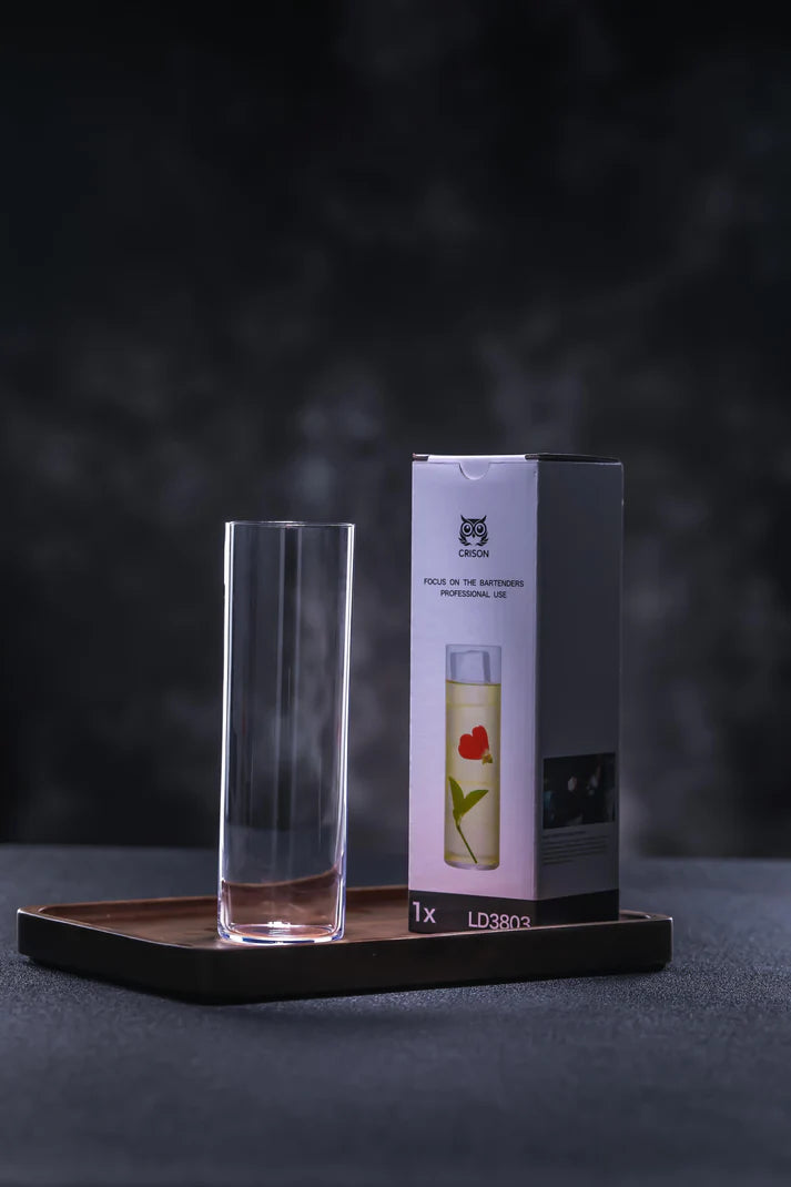Verre d’exception Brume au Clair de Lune en cristal, contours doux pour soirées feutrées et raffinées