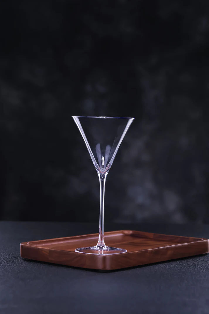 Verre Crépuscule Ambré en cristal, teintes mordorées élégantes rappelant les couchers de soleil

