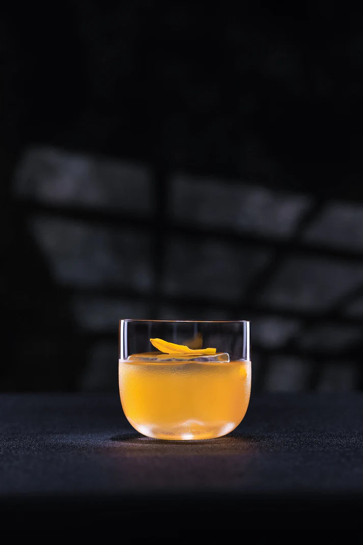 Verre Horizon Perlé en cristal, teintes nacrées sublimes, parfait pour bulles et cocktails


