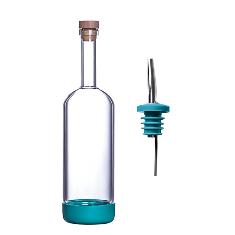 Bouteille 800 ml en verre soufflée à la main